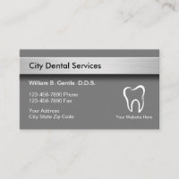 Dental Office Appointment Business Cards