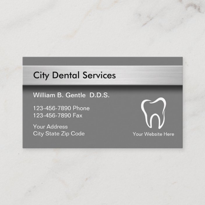 Dental Office Appointment Business Cards
