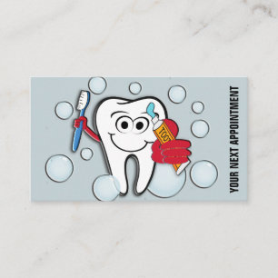 Dental Office Appointment Reminder Card