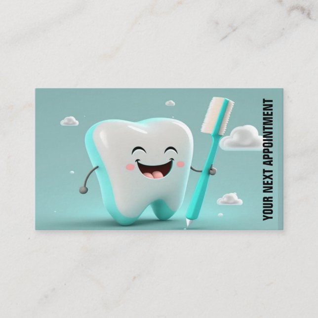 Dental Office Appointment Reminder Card (Front)
