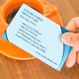 Dental Office Business Card Template
