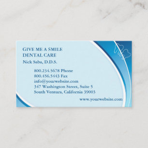 Dental Office Business Card Template