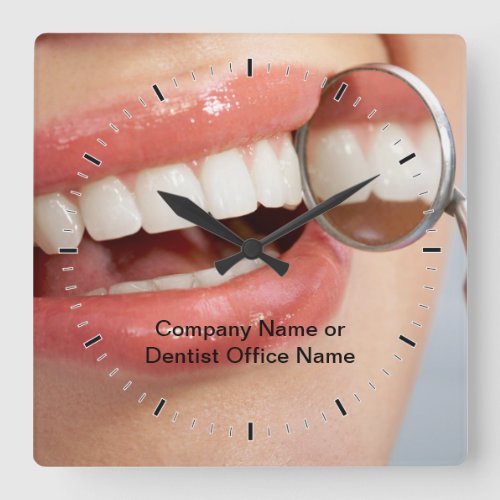 Dental Office Company Logo Clocks