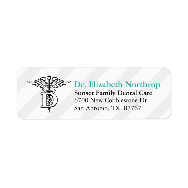 Dental Office Custom Label (Front)