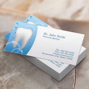 Dental Office Dentist Bright Tooth Dental Care Appointment Card