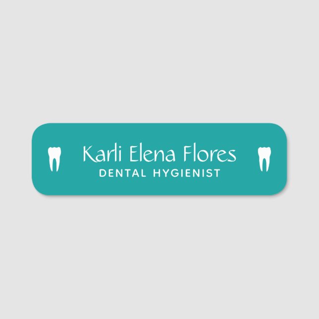 Dental Office Name Tag (Front)