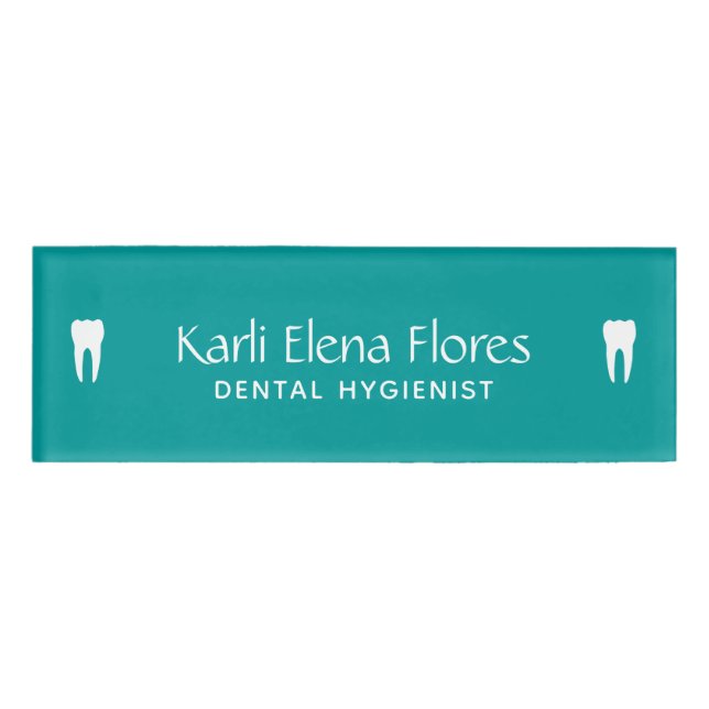 Dental Office Name Tag (Front)