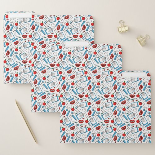 Dental Office Pattern File Folder