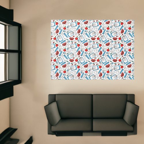 Dental Office Pattern Rug