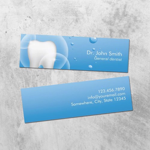 Dental Office Tooth  Clean Water Dentist Name Tag