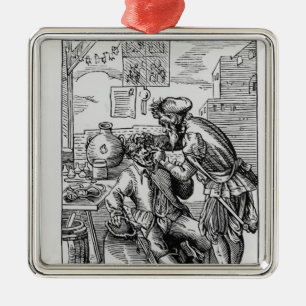 Dental Operator Metal Ornament