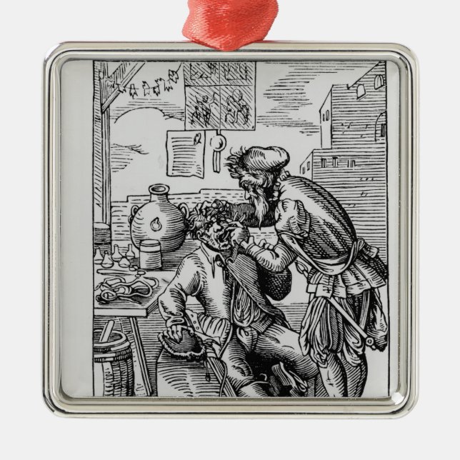 Dental Operator Metal Ornament (Front)