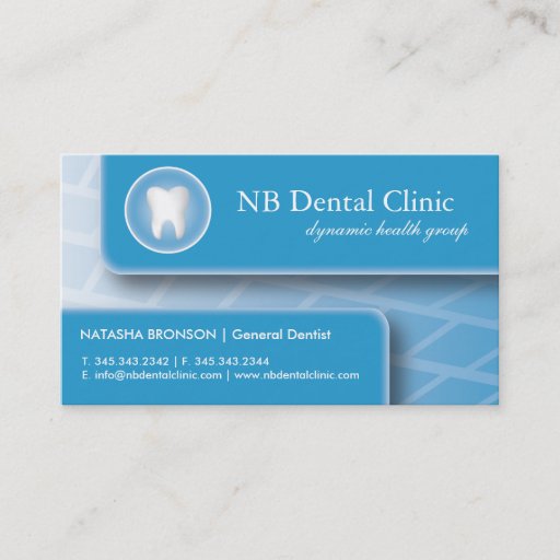 Customizable Dental / Orthopedist Business Cards