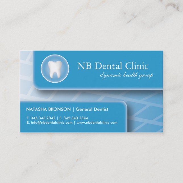 Dental / Orthopedist Business Cards (Front)