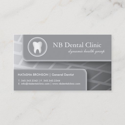 Customizable Dental / Orthopedist Business Cards