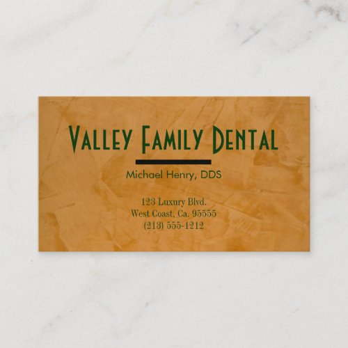Dental Practice Business Cards