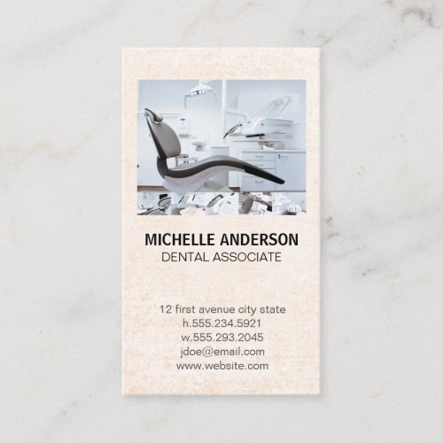 Dental Professional  Dentist Office Business Card