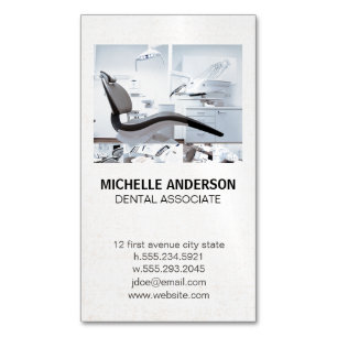 Dental Professional Dentist Office Business Card Magnet
