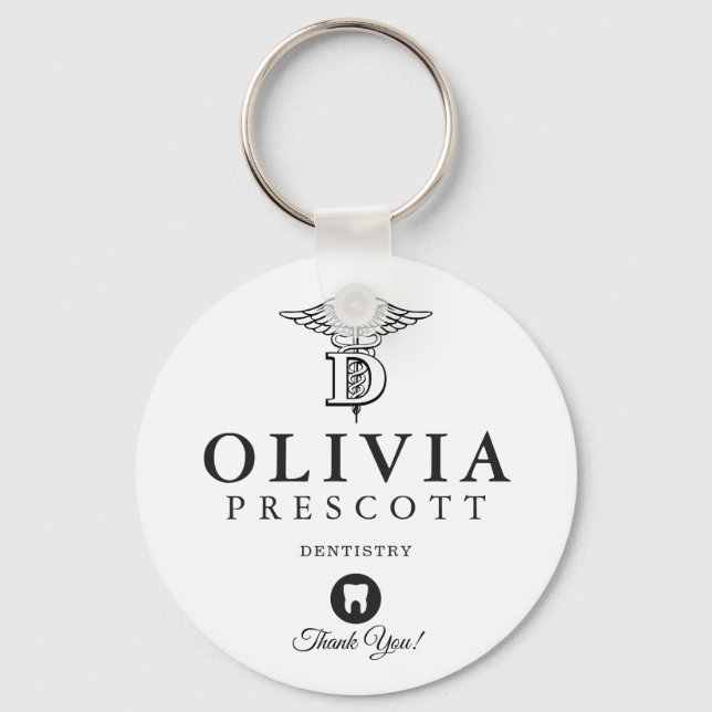 Dental Professional Graduation | Retirement Keychain (Front)