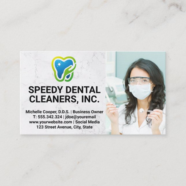 Dental Professional | Health Business Card (Front)