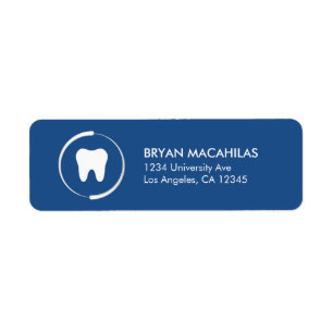 Dental Return Address Label