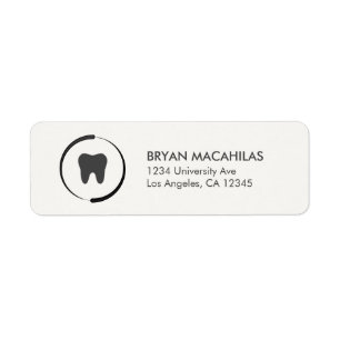 Dental Return Address Label