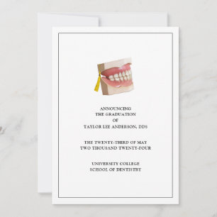 Dental School Graduation Announcement 