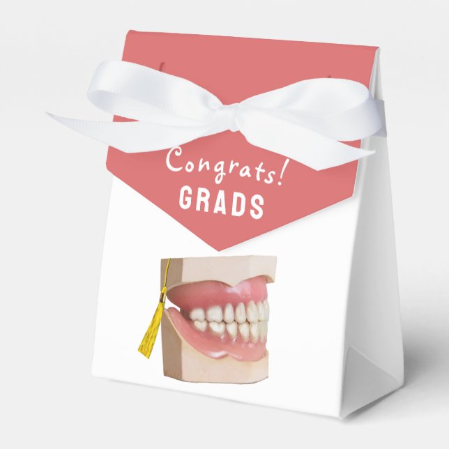 Dental School Graduation Favor Boxes (Front Side)