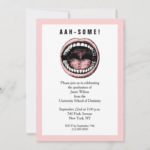 Dental School Graduation Invitation