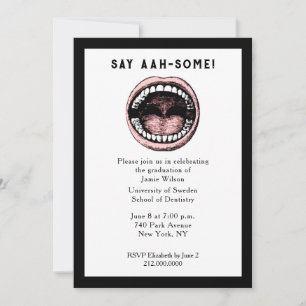 Dental School Graduation Invitation
