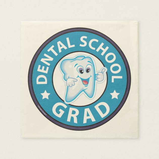 Dental School Graduation Paper Napkin