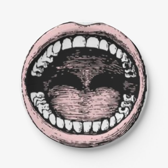 Dental School Graduation Paper Plates (Front)