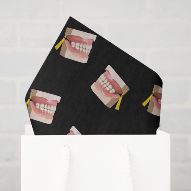 Dental School Graduation Party Gift Tissue Paper (Gift Bag)