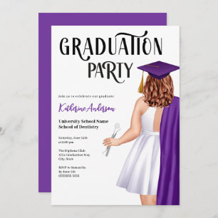 Dental School Graduation Party Invitation