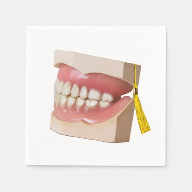 Dental School Graduation Party Napkins (Front)