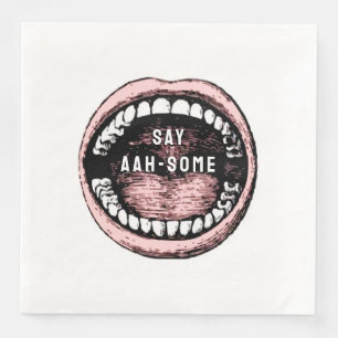 Dental School Graduation Party Paper Dinner Napkins