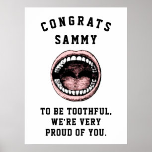 Dental School Graduation Poster