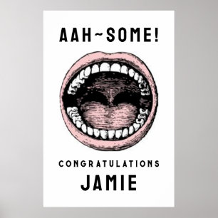 Dental School Graduation Poster