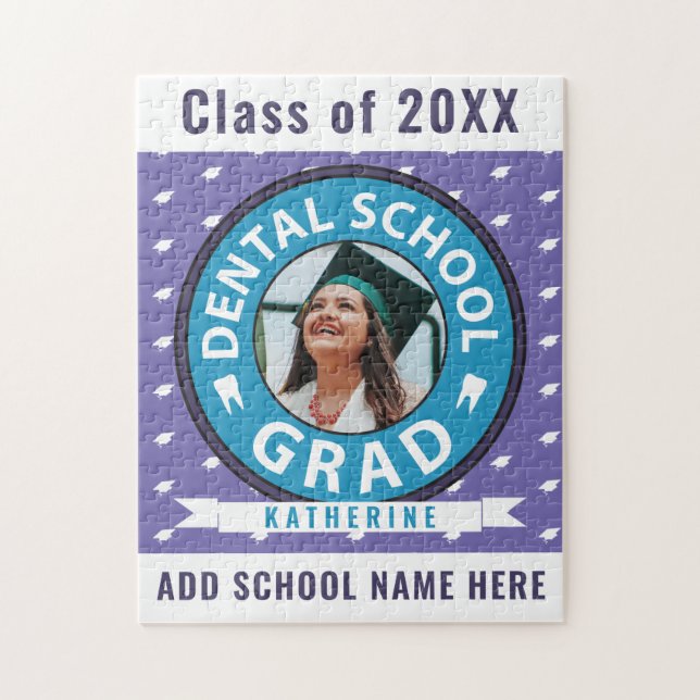 Dental School Photo Graduation Jigsaw Puzzle (Vertical)