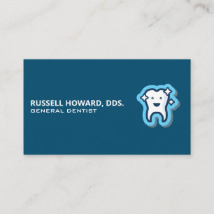 Dental Sparkly Tooth Business Card