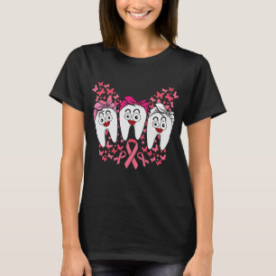 Dental Squad Breast Cancer Awareness Ribbon T-Shirt