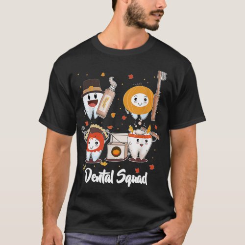 Dental Squad Dental Happy Fall Y all vintage denta T_Shirt