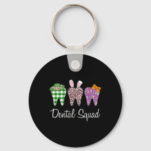 Dental Squad Easter Day Fun Tooth Dental Istant De Keychain
