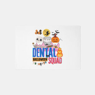 dental squad halloween   rug