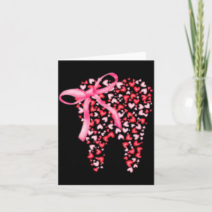 Dental Squad Valentines Cute Heart Teeth Dental Hy Card