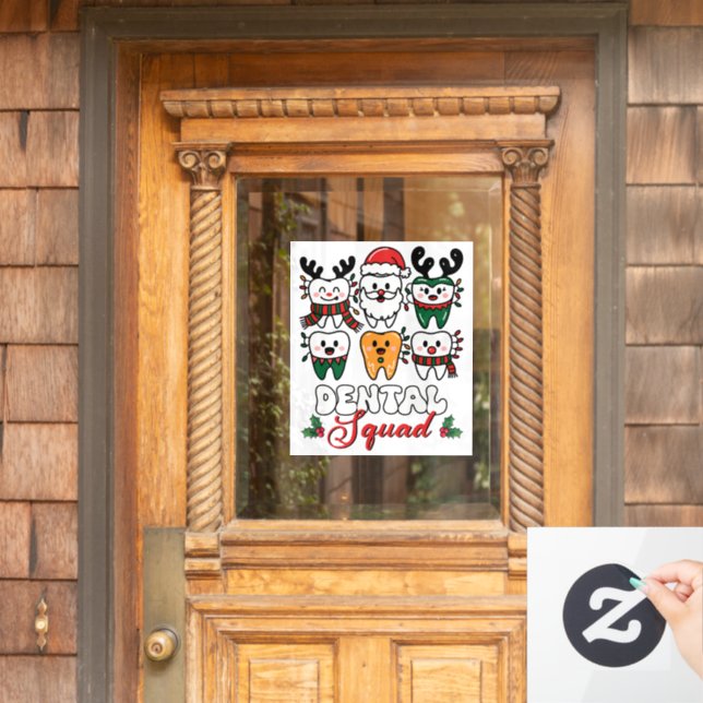Dental Squad Window Cling (Home Door)