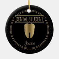 Dental 🦷 Student - Black and Gold
