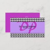 Dental Surgeon Business Card - Monogram (Front/Back)
