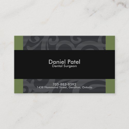 Dental Surgeon Business Card _ Professional