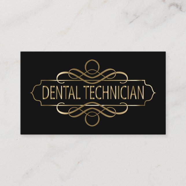 Dental Technician Business Card (Front)